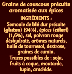 Bocal 106ml EPICES POUR COUSCOUS - Parole gourmande